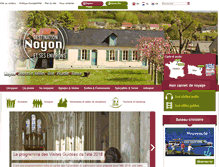 Tablet Screenshot of noyon-tourisme.com